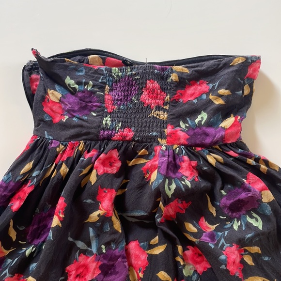 O’Neill Strapless Floral Top/Tunic - Picture 5 of 7